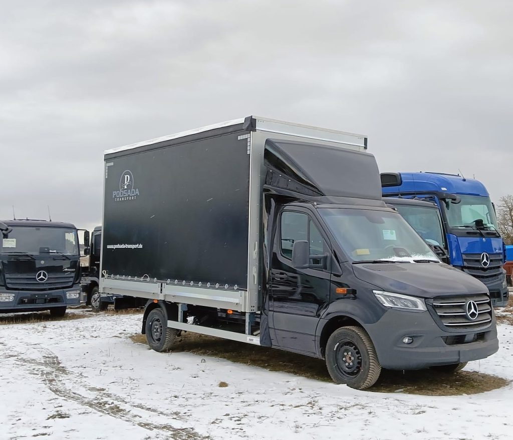 Ciężarówka Podsada Transport w trasie – transport krajowy Niemcy
